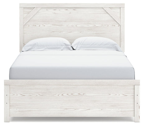 Gerridan White/Gray Panel Bedroom Set by Ashley at Eve Furniture