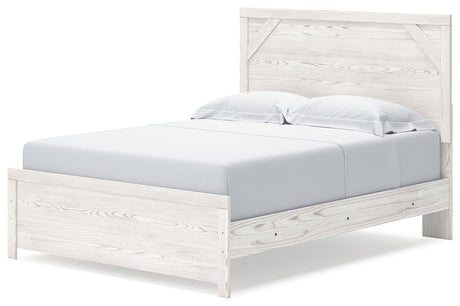 Gerridan White/Gray Panel Bedroom Set by Ashley at Eve Furniture