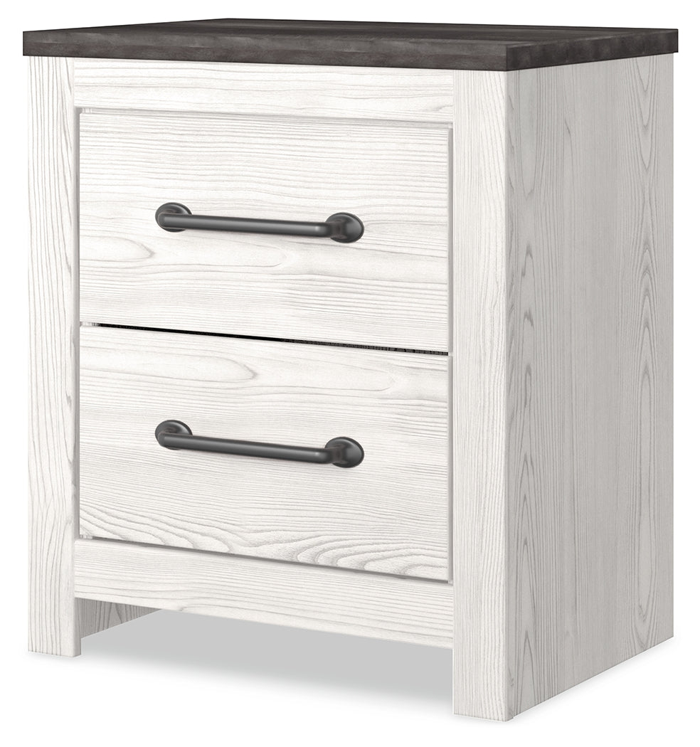Gerridan White/Gray Panel Bedroom Set by Ashley at Eve Furniture