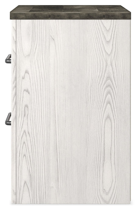 Gerridan White/Gray Panel Bedroom Set by Ashley at Eve Furniture