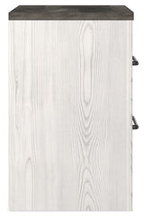 Gerridan White/Gray Panel Bedroom Set by Ashley at Eve Furniture