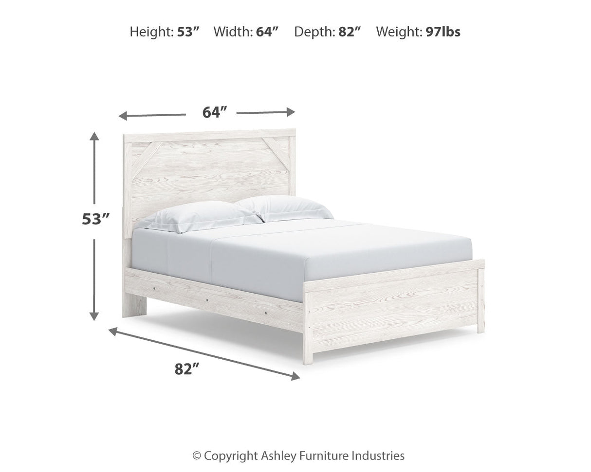 Gerridan White/Gray Panel Bedroom Set by Ashley at Eve Furniture