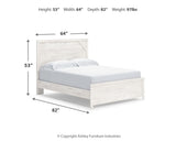Gerridan White/Gray Panel Bedroom Set by Ashley at Eve Furniture