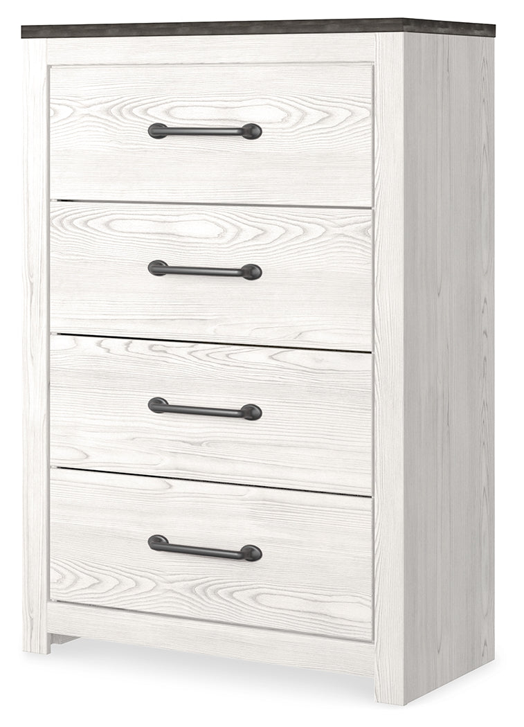 Gerridan White/Gray Panel Bedroom Set by Ashley at Eve Furniture