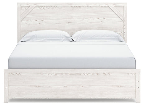 Gerridan White/Gray Panel Bedroom Set by Ashley at Eve Furniture