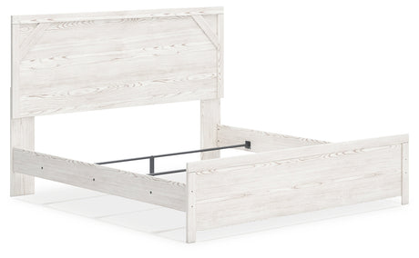 Gerridan White/Gray Panel Bedroom Set by Ashley at Eve Furniture