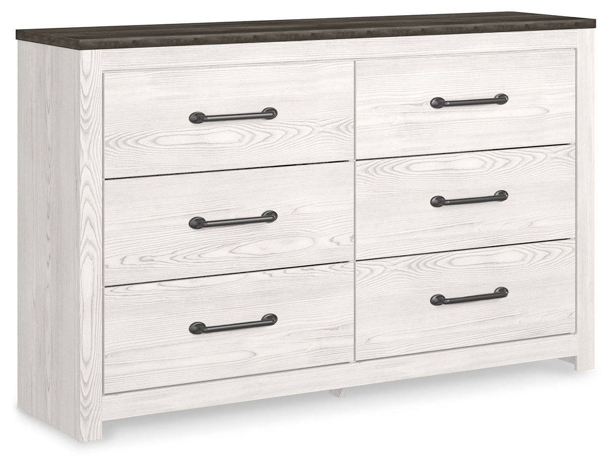 Gerridan White/Gray Panel Bedroom Set by Ashley at Eve Furniture