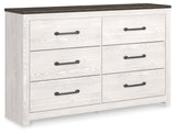 Gerridan White/Gray Panel Bedroom Set by Ashley at Eve Furniture
