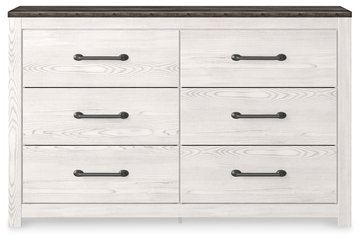 Gerridan White/Gray Panel Bedroom Set by Ashley at Eve Furniture