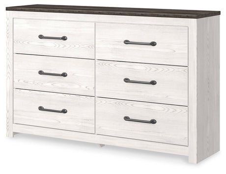 Gerridan White/Gray Panel Bedroom Set by Ashley at Eve Furniture