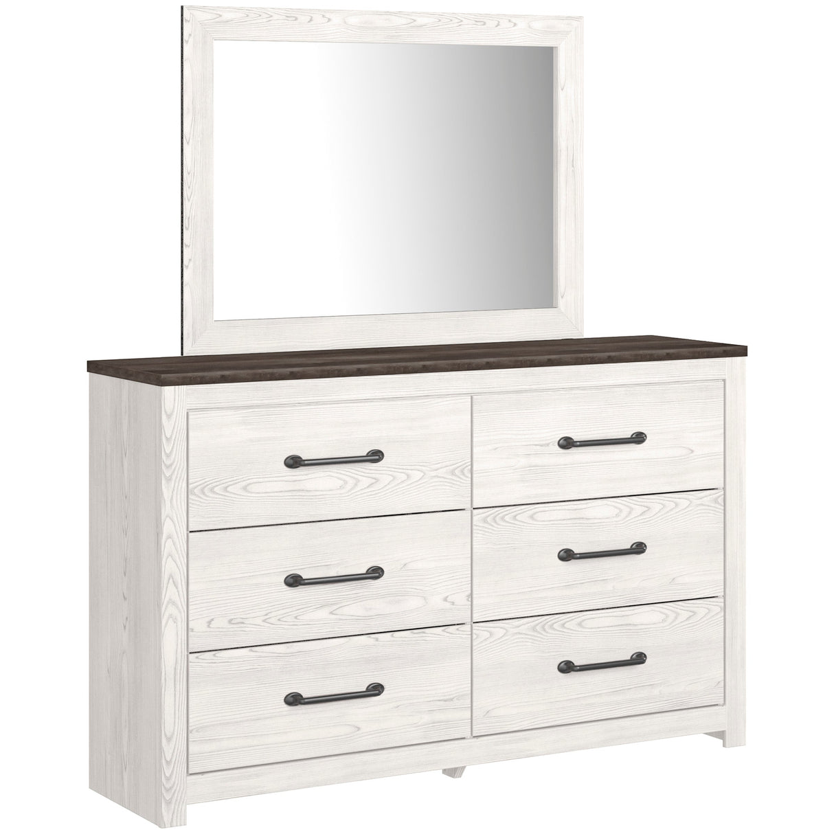 Gerridan White/Gray Panel Bedroom Set by Ashley at Eve Furniture