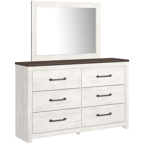 Gerridan White/Gray Panel Bedroom Set by Ashley at Eve Furniture