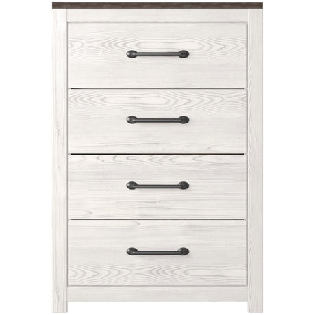 Gerridan White/Gray Panel Bedroom Set by Ashley at Eve Furniture