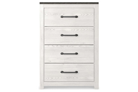 Gerridan White/Gray Chest of Drawers by Ashley at Eve Furniture