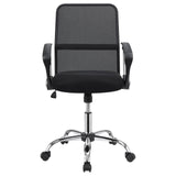 Gerta Black/Chrome Office Chair with Mesh Backrest by Coaster at Eve Furniture