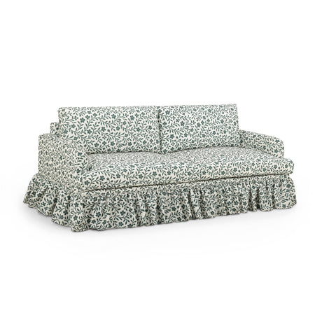 Gertrude 90" Floral Performance Linen Weave Sofa by TOV Furniture at Eve Furniture