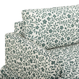 Gertrude 90" Floral Performance Linen Weave Sofa by TOV Furniture at Eve Furniture