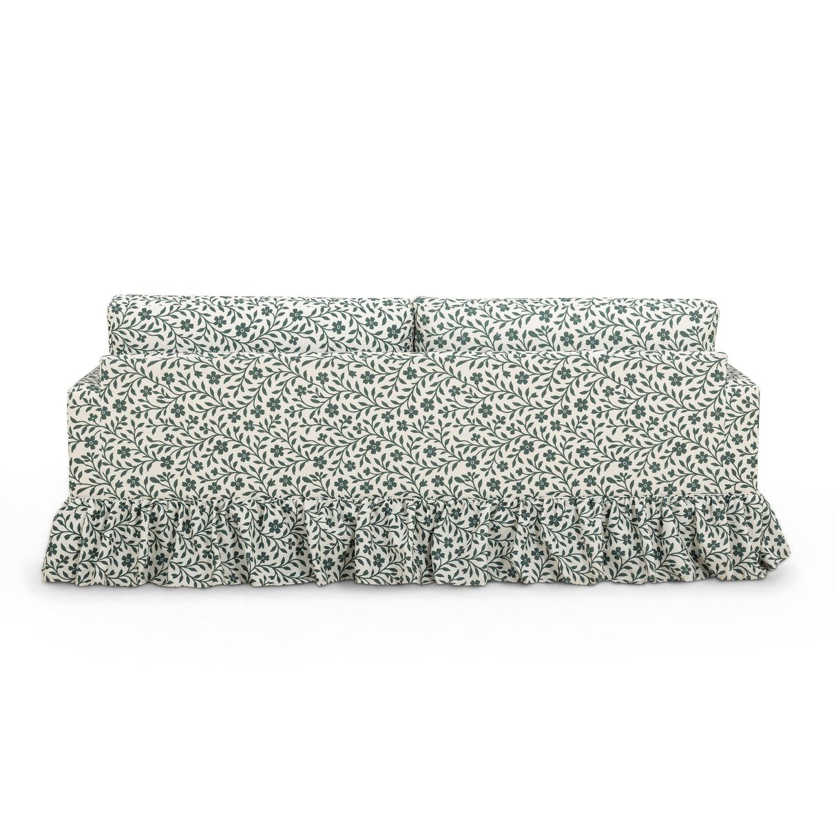 Gertrude 90" Floral Performance Linen Weave Sofa by TOV Furniture at Eve Furniture