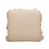 Gertrude Checkered Yellow Performance Linen Skirted Ottoman by TOV Furniture at Eve Furniture