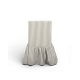 Gertrude Striped Performance Linen Skirted Dining Chair by TOV Furniture at Eve Furniture