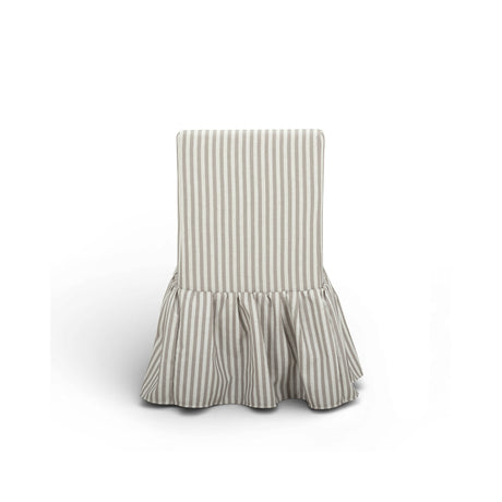 Gertrude Striped Performance Linen Skirted Dining Chair by TOV Furniture at Eve Furniture