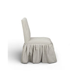 Gertrude Striped Performance Linen Skirted Dining Chair by TOV Furniture at Eve Furniture