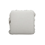 Gertrude Striped Performance Linen Skirted Ottoman by TOV Furniture at Eve Furniture