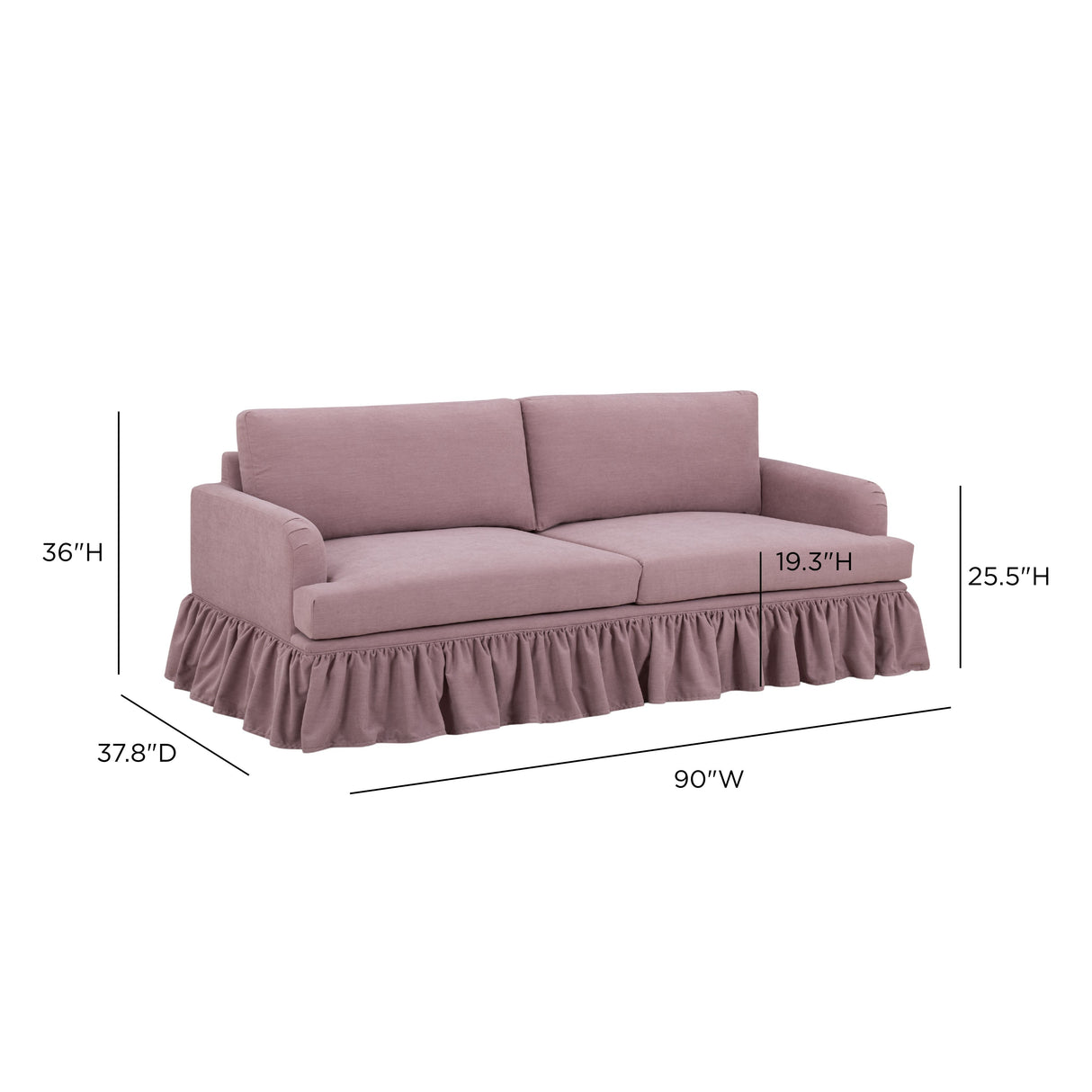 Gertrude Upcycled Performance Fabric Sofa by TOV Furniture at Eve Furniture