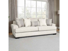 Gervais Taupe Oversized Sofa by Furniture of America at Eve Furniture