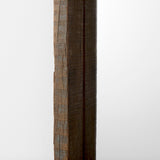 Gervaise Brown Wood Frame Rectangular Wall Mirror by Mercana at Eve Furniture