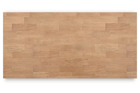 Gesthaven Natural/Blue Counter Height Dining Table and 2 Barstools by Ashley at Eve Furniture