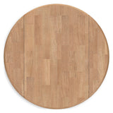 Gesthaven Natural/Blue Dining Table and 2 Chairs by Ashley at Eve Furniture