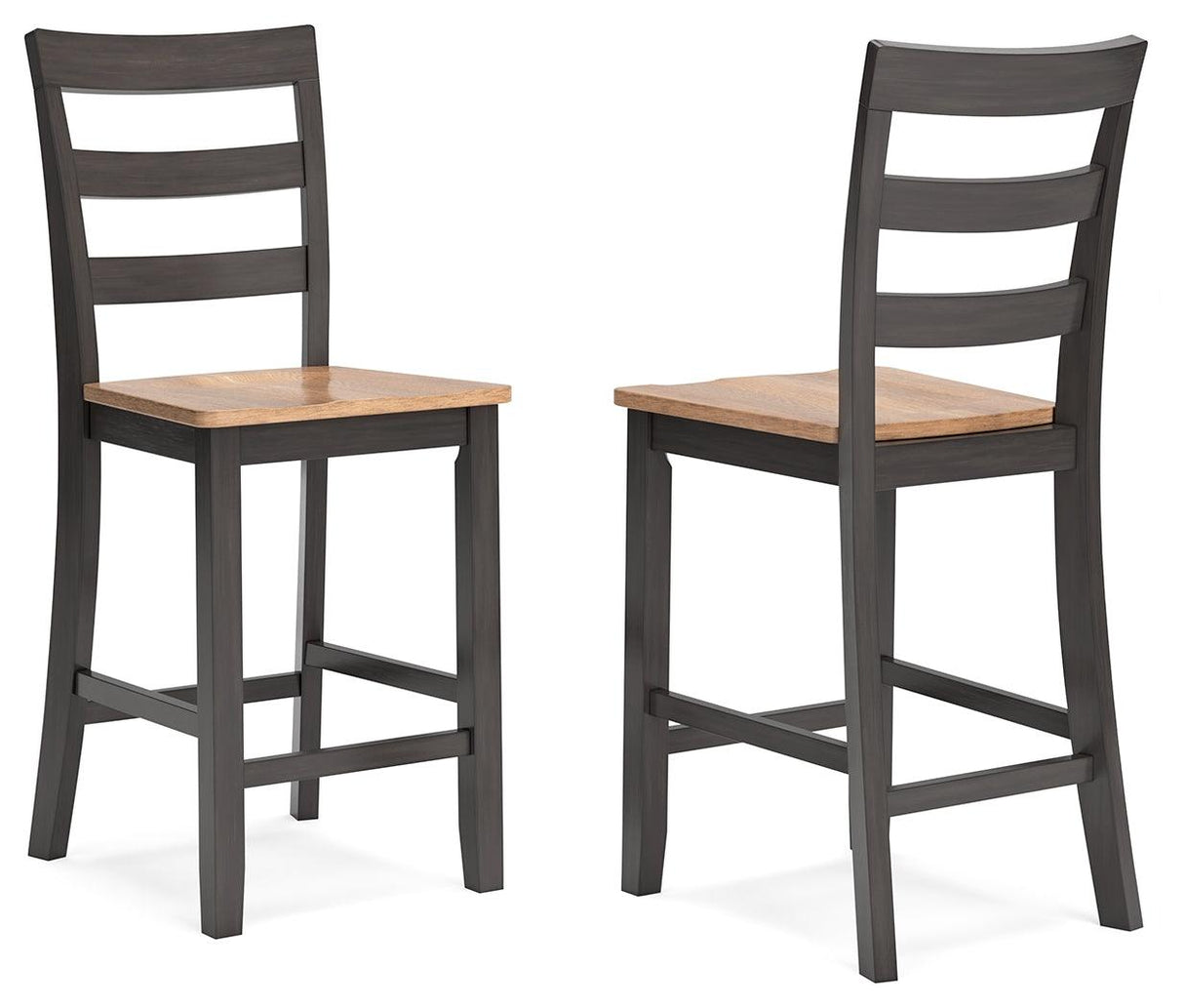 Gesthaven Natural/Brown Counter Height Barstool, Set of 2 by Ashley at Eve Furniture