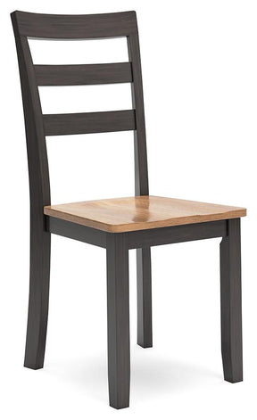 Gesthaven Natural/Brown Dining Chair, Set of 2 by Ashley at Eve Furniture