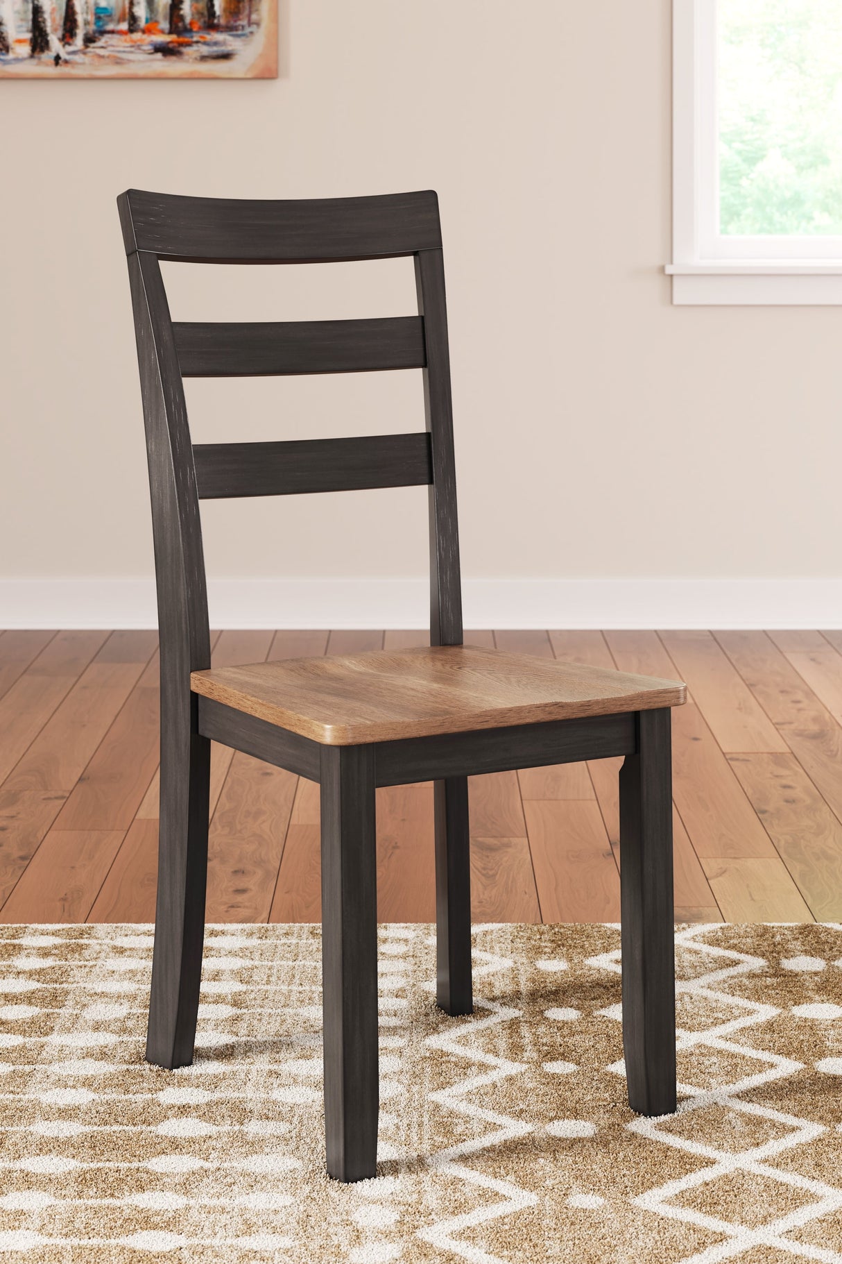 Gesthaven Natural/Brown Dining Table and 2 Chairs by Ashley at Eve Furniture