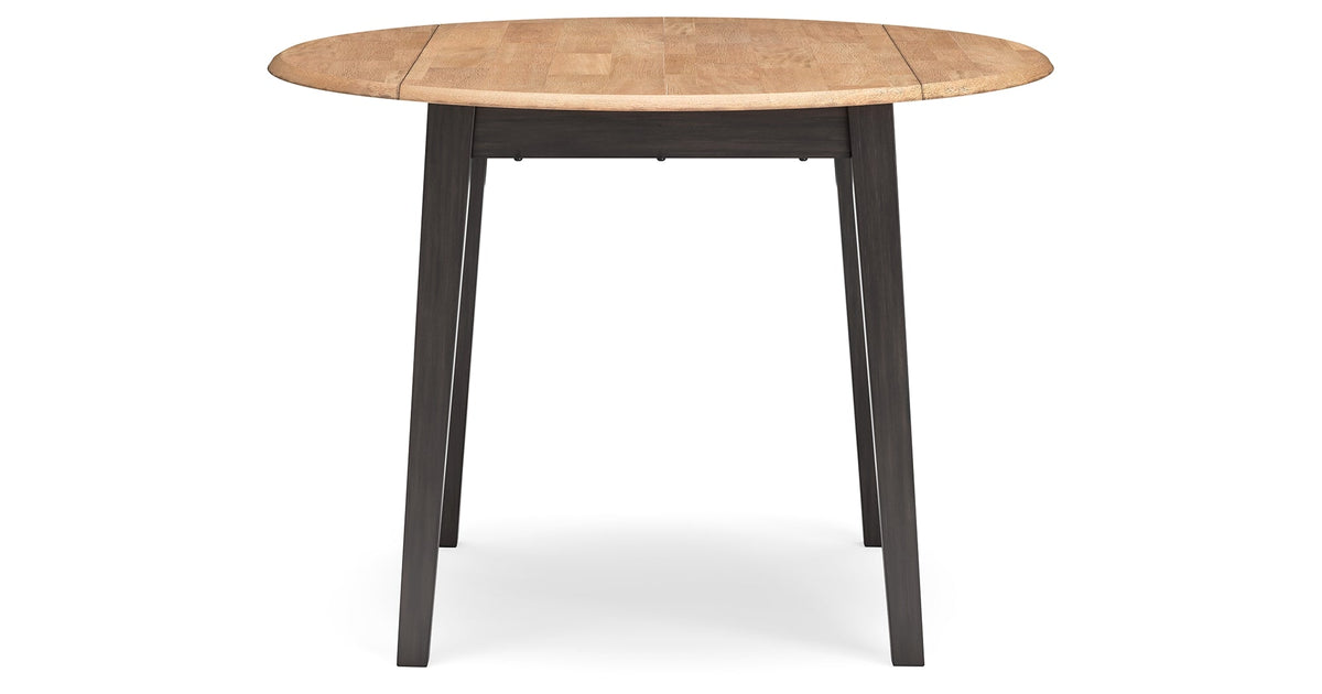 Gesthaven Natural/Brown Dining Table and 2 Chairs by Ashley at Eve Furniture