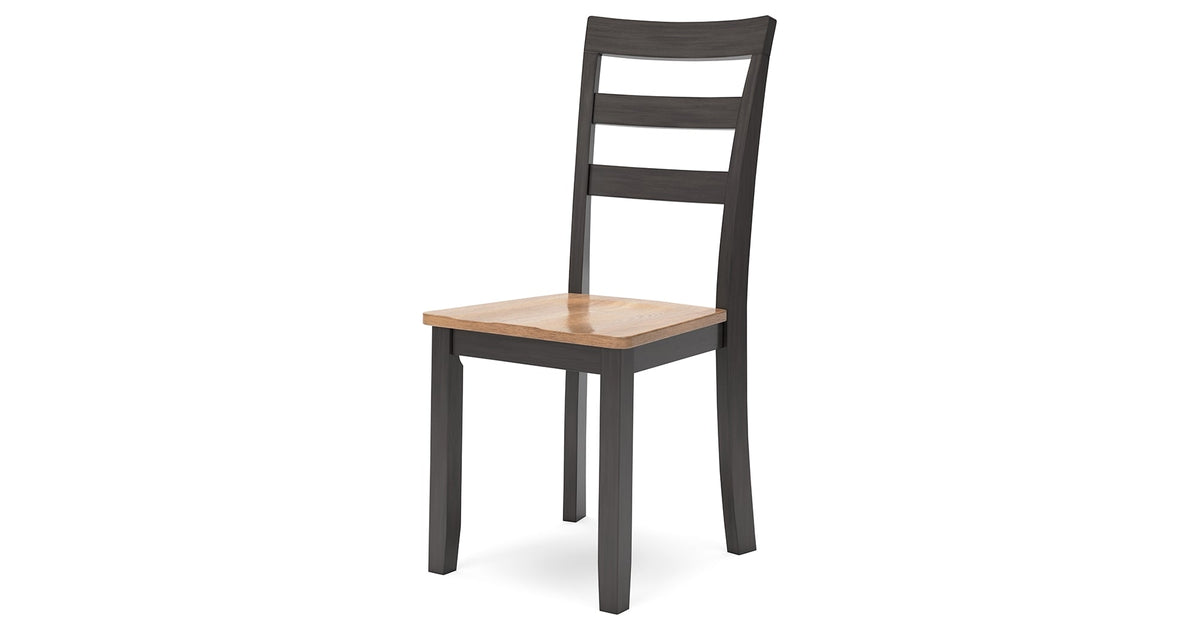 Gesthaven Natural/Brown Dining Table and 2 Chairs by Ashley at Eve Furniture