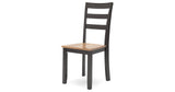 Gesthaven Natural/Brown Dining Table and 2 Chairs by Ashley at Eve Furniture