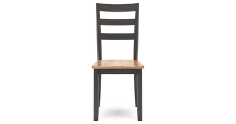 Gesthaven Natural/Brown Dining Table and 2 Chairs by Ashley at Eve Furniture