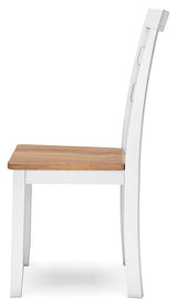 Gesthaven Natural/White Dining Table and 2 Chairs by Ashley at Eve Furniture