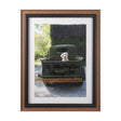 Get Out of Dodge Hunter Green by Mercana a Hand Embellished Framed Photo Art Print Matted under Glas by Mercana at Eve Furniture