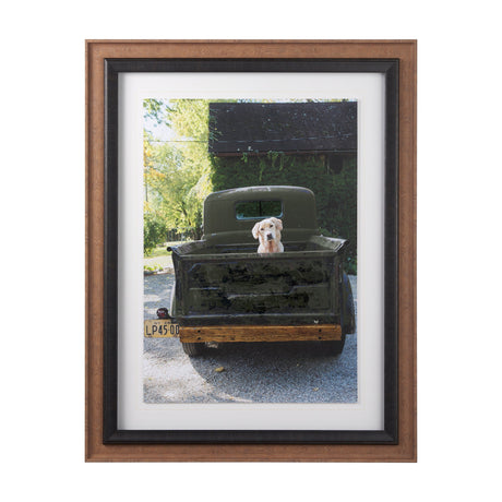 Get Out of Dodge Hunter Green by Mercana a Hand Embellished Framed Photo Art Print Matted under Glas by Mercana at Eve Furniture