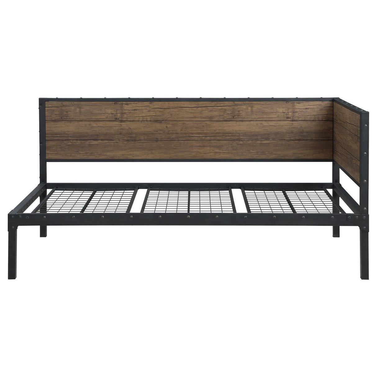 Getler Weathered Chestnut/Black Daybed