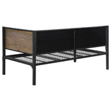 Getler Weathered Chestnut/Black Daybed