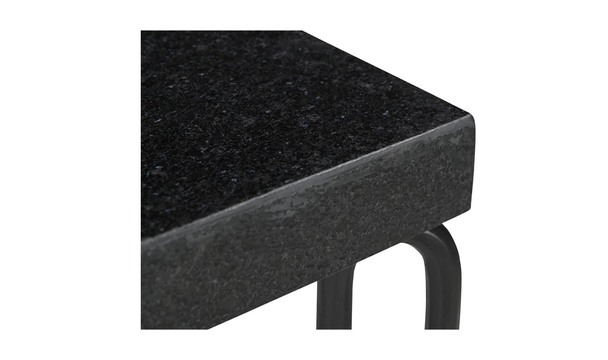 Getty Side Table Black Granite by Moe's Home at Eve Furniture