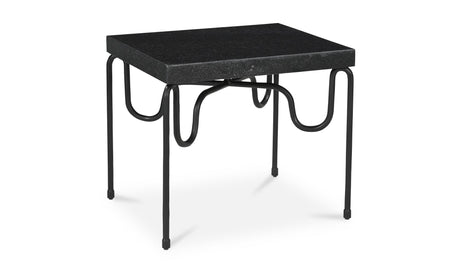 Getty Side Table Black Granite by Moe's Home at Eve Furniture