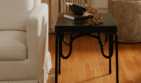 Getty Side Table Black Granite by Moe's Home at Eve Furniture