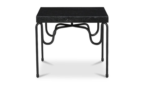 Getty Side Table Black Granite by Moe's Home at Eve Furniture