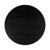 Gevra Black Acacia & Faux Plaster 54" Round Dining Table by TOV Furniture at Eve Furniture
