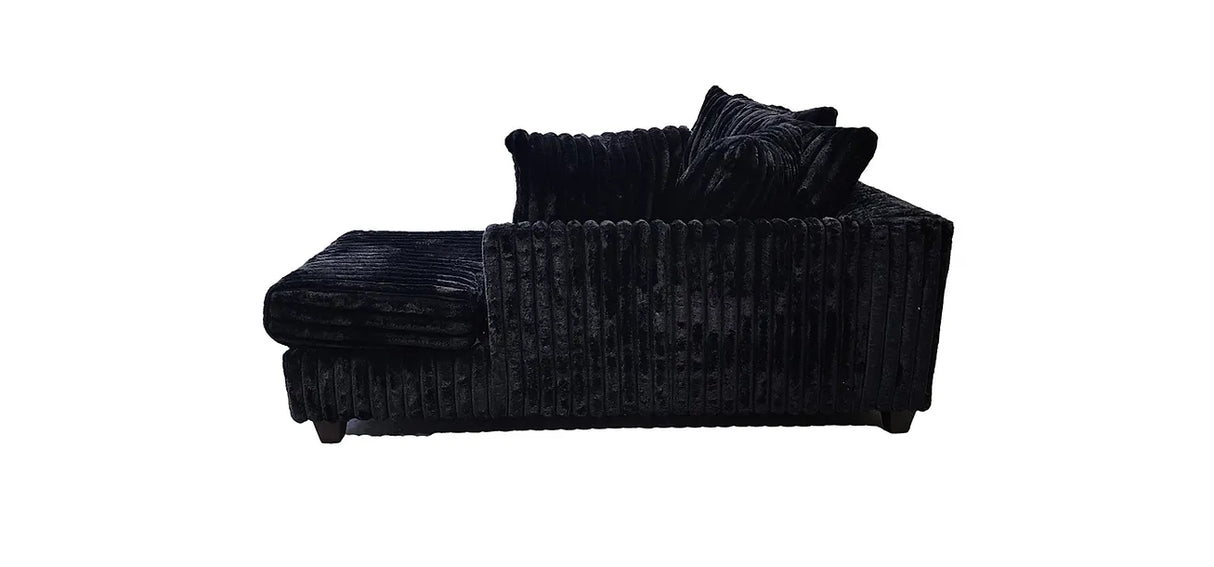 Gia Black Right Arm Facing (RAF) Sectional by New Era Innovations at Eve Furniture